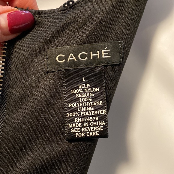 Black sequin dress - Picture 4 of 4